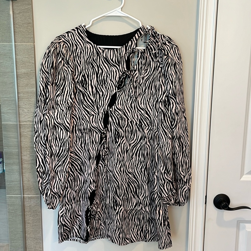 FOR LOVE & LEMONS ROSITA MINI DRESS SIZE L